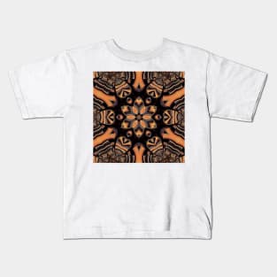 Elegant Leather-bound BOOK KALEIDOSCOPE DESIGN and PATTERN Kids T-Shirt